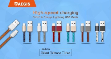 Durable micro Usb Flat OEM High Speed USB Cable For iPhone Cable