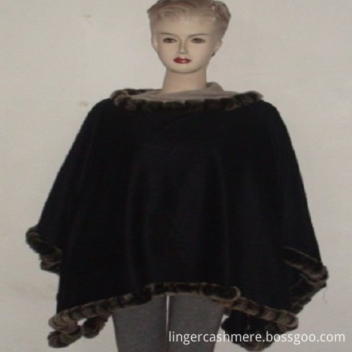 Black Cashmere Shawl or Tippet