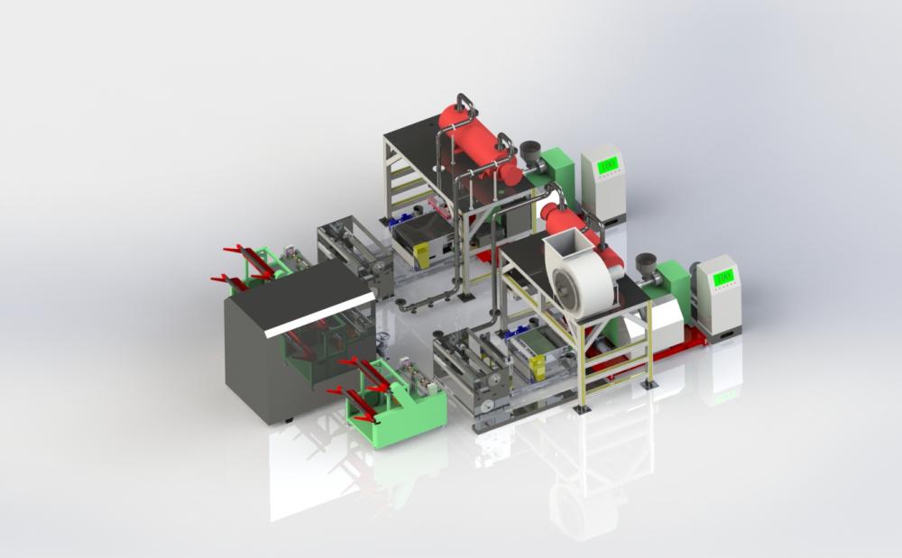 600 3d Melt Blown Nonwovens Manufacturing Machine