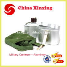 cheap aluminum military canteen army water bottle