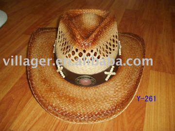 cowboy hat,raffia cowboy hat