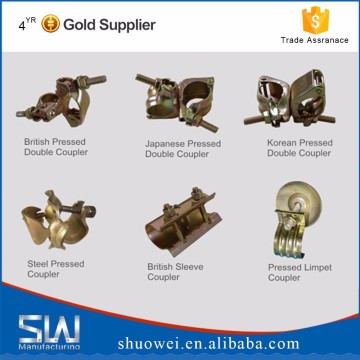 Scaffolding Couplers and Clamps, Fixed Scaffold Clamp, Tube Joint Coupler