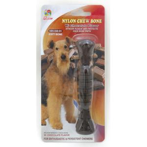 Percell 6 &quot;Nylon Dog Chew Spiral Bone Schokoladenduft