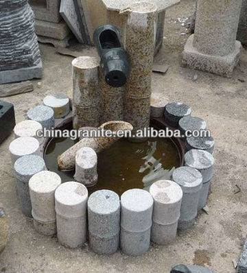 granite bamboo style fountain