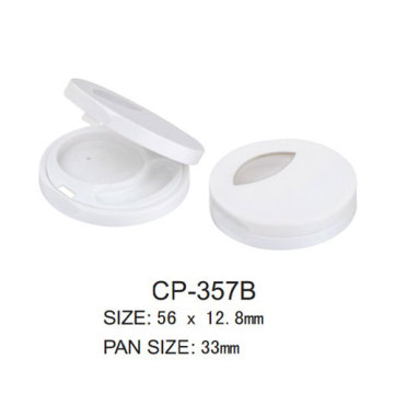 Round Plastic Cosmetic Compact Packaging