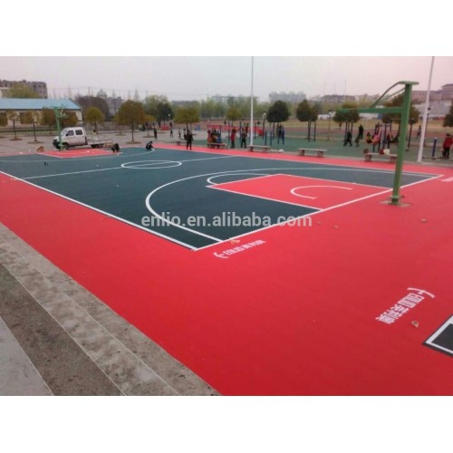 Mosaico de baloncesto en el patio trasero