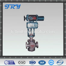 Electric direct single adjusting valve assembled with electric valve actuator