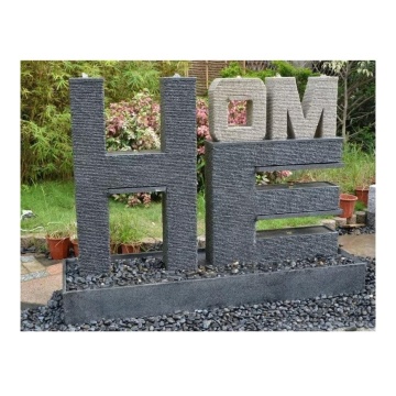 Natural Granite Outdoor Water Feature & Garden Fountain