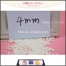 4mm round loose pearls for wholesaling