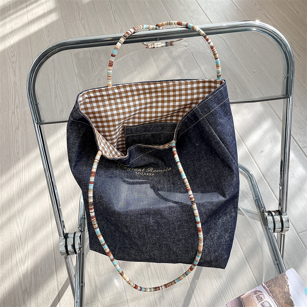 デニムトートバッグ卸売 denim tote bag wholesale