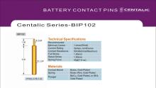 Battery Contact Probe Test Pogo Pin BIP102 for Connector Application