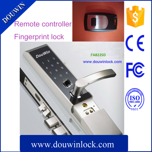 Stainless steel interior fingerprint lock standalone interior door security lock