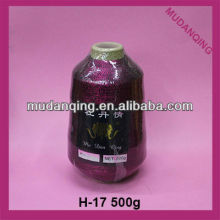 high quality deep purple MH Type Metallic Yarn for lace