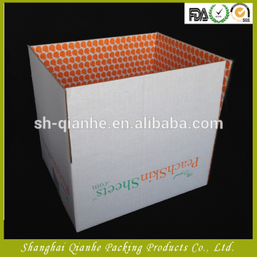 printed corrugated paper box/wholesale shipping boxes custom logo
