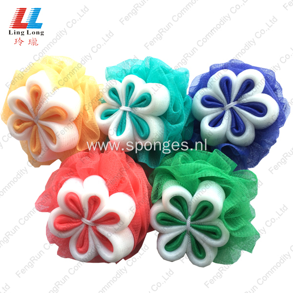 bath pouf exfoliating Shower bath sponge