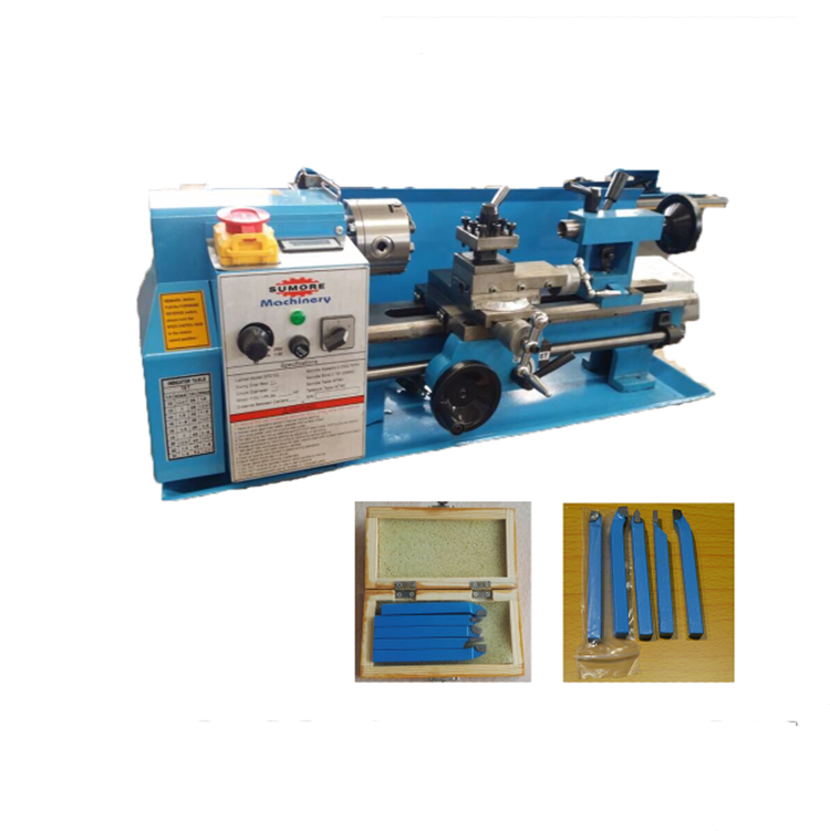 In stock cheap mini lathe machine SP2109-II mini metal lathe for sale