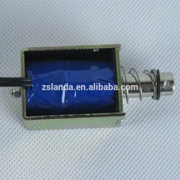 5v pull push open frame solenoid|push type solenoid