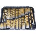 230pcs Tin Coated Drill Bit Σετ