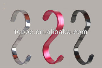 elegant stainless steel S Shape clothes hooks