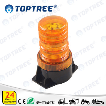 Amber 10-30V IP67 LED Rotating Beacon Flashing Lights LED Emergency Warning Light