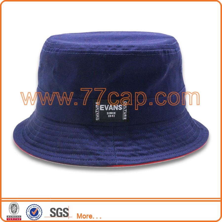 Custom Bucket Hat With Zipper Pocket