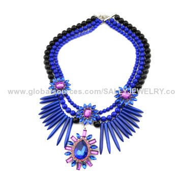 New arrival spike chokers, made of alloy, plastic and metal, various colors/sizes are available