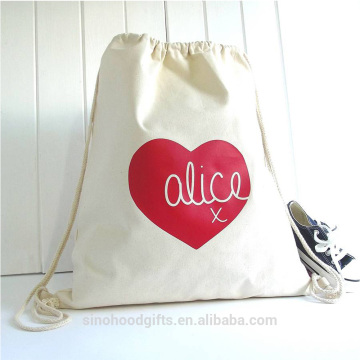 wholesale 100% cotton eco friendly custom canvas storage bag