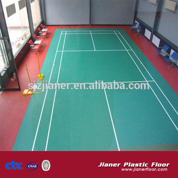 Advantage pvc badminton court flooring