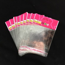 custom self adhesive OPP header bag