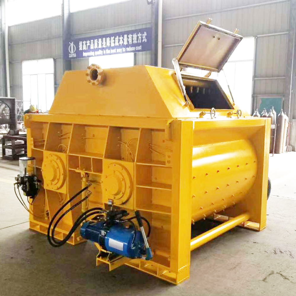 Malaysia electric stationary twin - shaft concrete mixer