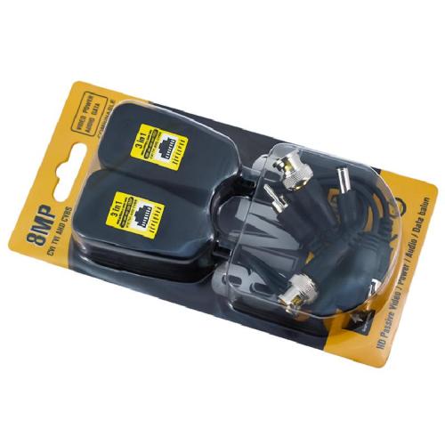 Passive HD-CVI/TVI/AHD Power Video Balun (PVA28H)