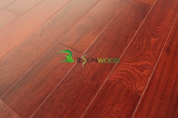 Engineered Jatoba Brazilian Cherry hardwood flooring flat surface hot sale