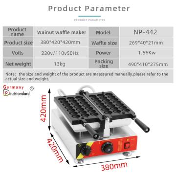 Mesin Snack Ball Waffle Maker Mesin dengan CE