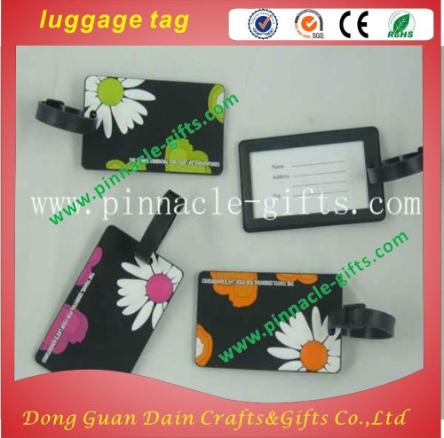 beautiful flower Platsic Travelling Name Tag bag tag