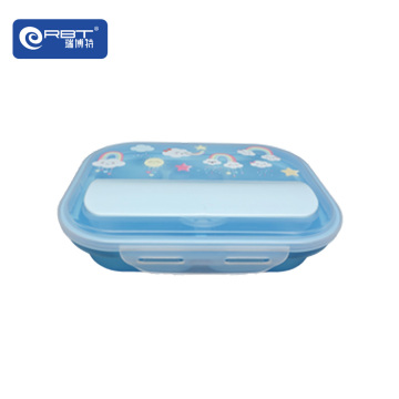 Rectangular student bento box