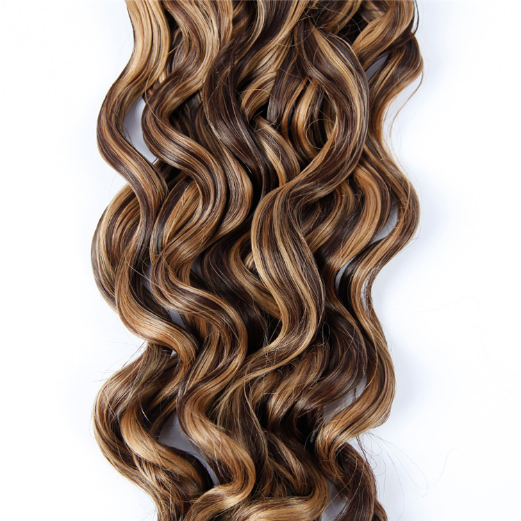 Ombre Brown Water Wave Crochet Braids for Passion Twist Crochet Hair Passion Twist Braiding Hair Extensions