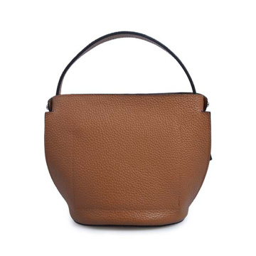 Strukturierte Handtasche Caramel Coloured 60s Rechteckige Tasche