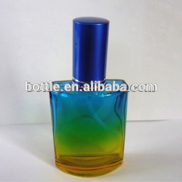 Cosmetic colored perfumes and fragrances glass pump spray bottle 30ml