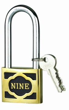 30MM M-thick Cast Brass Padlock With Long Shackle