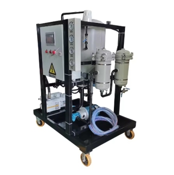 Oil Filtration system for cleaning water and impurities