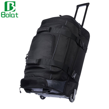 Large Capacity Oxford Rolling Travel Bag - Wheeled Luggage Trolley Duffel Bag
