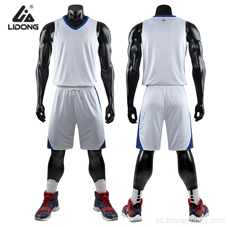 Uniformes de baloncesto reversibles de la escuela al por mayor