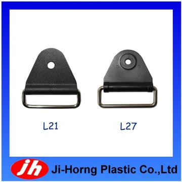 Plastic Chafe tab and metal loop