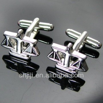 Silver Brass Libra Cufflinks