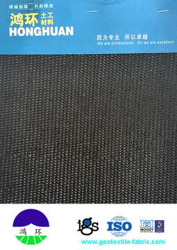 Flat Pp Woven Geotextile Drainage Fabric , Polypropylene Woven Fabric