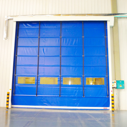 PVC frameless stacking high speed door