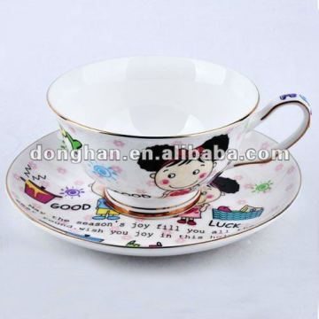 bone china cup and saucer