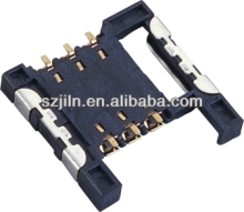 6 pin short sim card connector for sd card wholesale