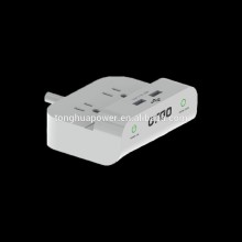 2.1A USB double electrical socket 2gang usa surge protector Power Strip USA Power Socket