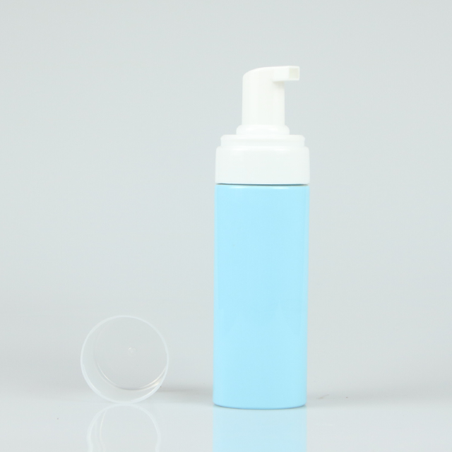 Kleur schuimende dispenser wasstraat zeep pomp fles